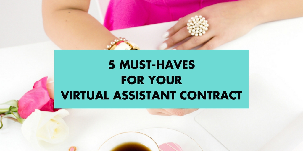 Virtual assistant contract template free uk